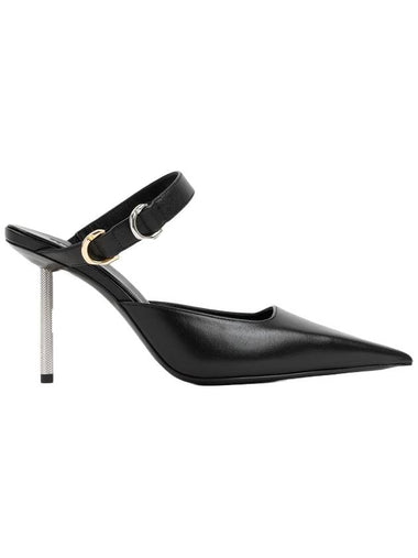 Women's Yoyou Leather Slingback Heel Black - GIVENCHY - BALAAN 1