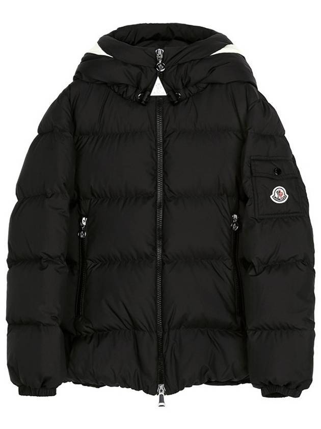 Draa Down Padded Jacket Black - MONCLER - BALAAN 1