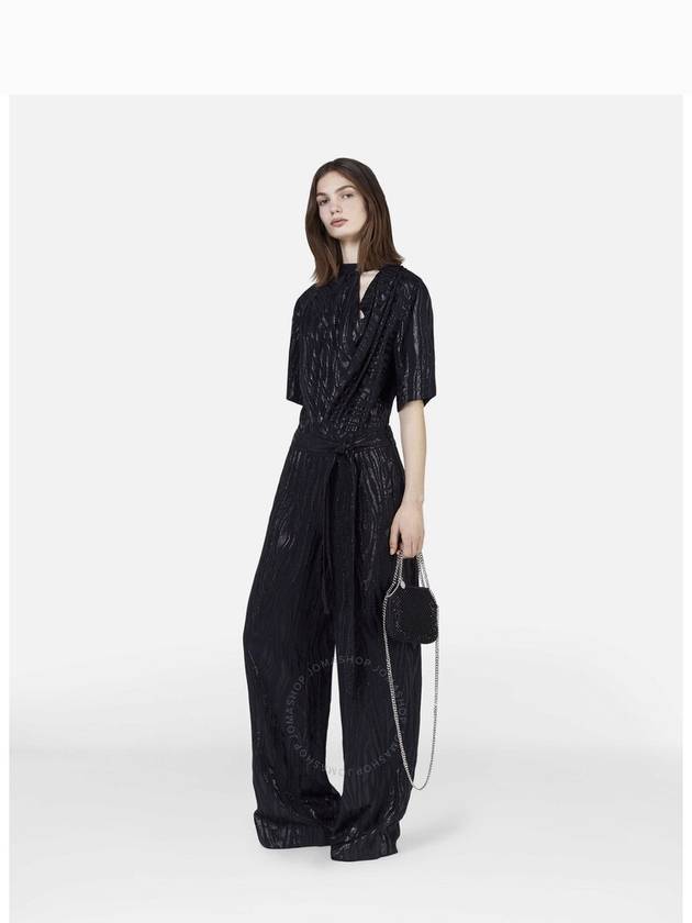 Wood Grain Lurex Jumpsuit 6100533CJ302 - STELLA MCCARTNEY - BALAAN 3