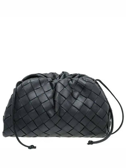 Intrecciato Mini Pouch Bag Black - BOTTEGA VENETA - BALAAN 2