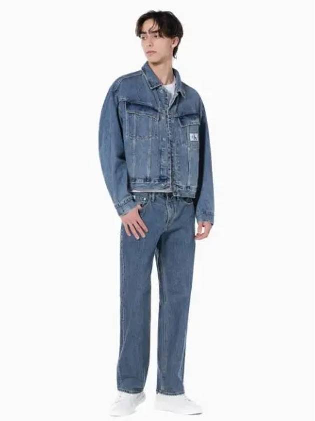 JEANS Men s Stone Blue 90s Straight Fit Denim J324989 1A4 - CALVIN KLEIN - BALAAN 1