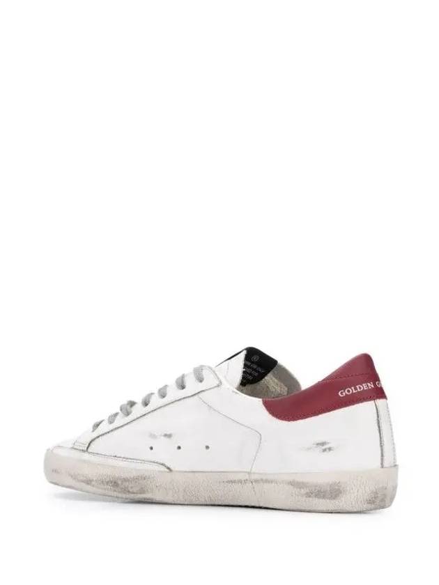 Superstar Classic Low Top Sneakers Red Beige White - GOLDEN GOOSE - BALAAN 3