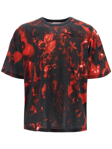 oversized printed t - ALEXANDER MCQUEEN - BALAAN 1