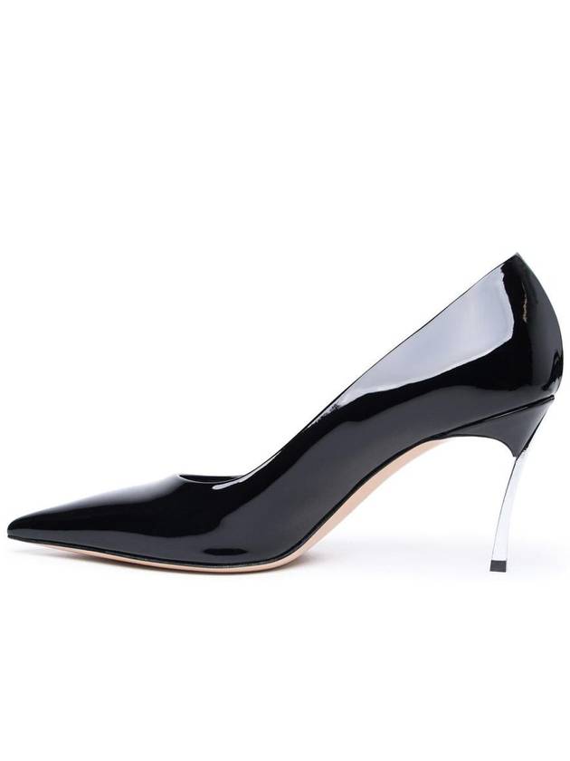 Casadei 'Superblade' Black Leather Pumps - CASADEI - BALAAN 3