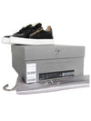 39.5 40 Croc Leather Sneakers RU70001 001 - GIUSEPPE ZANOTTI - BALAAN 3