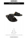 Izmir Sandal Calfskin & Noir - HERMES - BALAAN 3