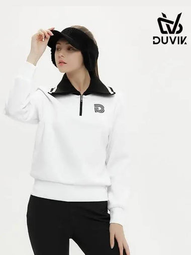 Knit Zip-up Blouson Long Sleeve T-shirt DD3WTS155WH - DUVIK - BALAAN 1