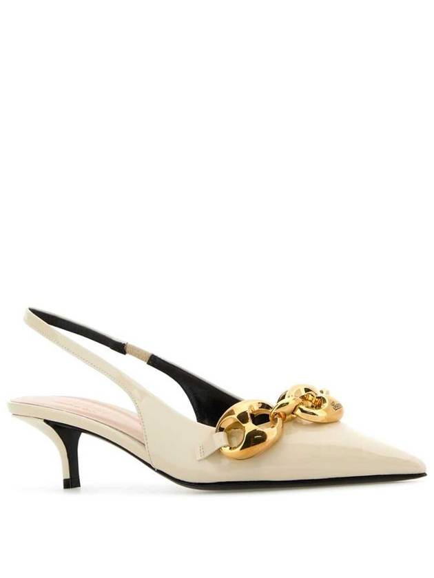 Marina chain slingback heel ivory - GUCCI - BALAAN 3