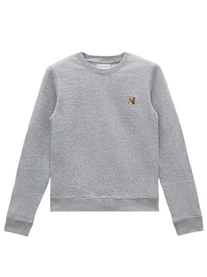 Fox Head Patch Regular Sweatshirt Grey - MAISON KITSUNE - BALAAN 2