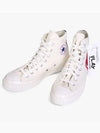 Chuck Taylor High Top Sneakers P1 K112 2 White - COMME DES GARCONS - BALAAN 4