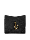 Rocking Horse Leather Half Wallet Black - BURBERRY - BALAAN 1