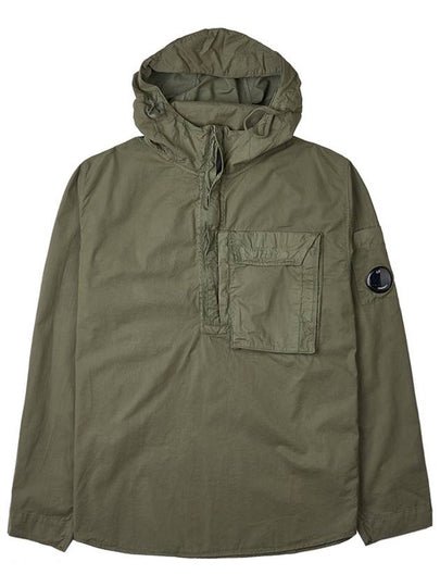 Gabardine Lens Long Sleeve Anorak Green - CP COMPANY - BALAAN 2