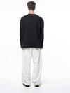 Men s M243TP01WH Bunto Slit Long Sleeve T Shirt Black - CHANCE'S NOI - BALAAN 6