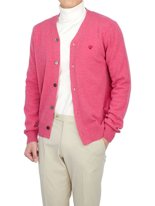 Mini Red Heart Waffen AZ N080 051 4 Men s Wool Cardigan - COMME DES GARCONS - BALAAN 6