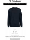 Men's Lens Wappen Long Sleeve Knit Top Navy - CP COMPANY - BALAAN 3