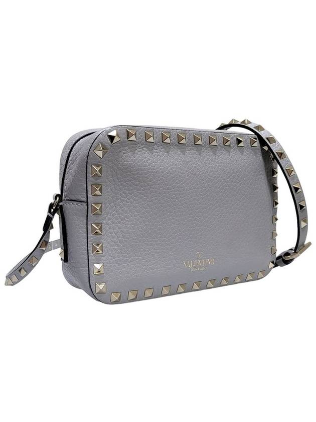 Women s MW2B0809 Rockstud Gray Small Camera Crossbody Bag - VALENTINO - BALAAN 2