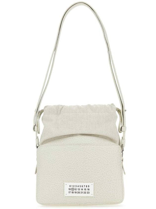 Logo Patch Leather Bucket Cross Bag Neutral - MAISON MARGIELA - BALAAN 1