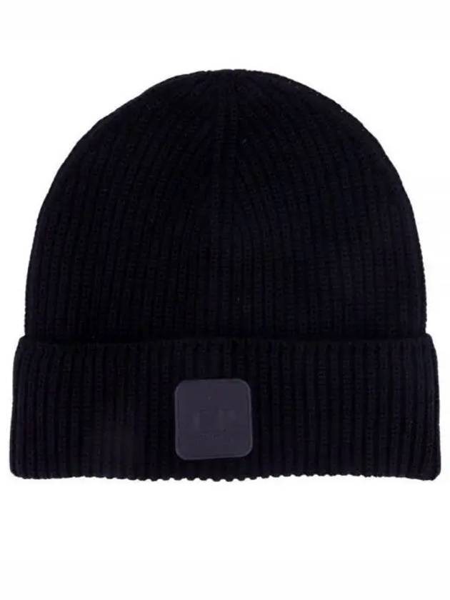 Logo Metropolis Wool Beanie Navy - CP COMPANY - BALAAN 2