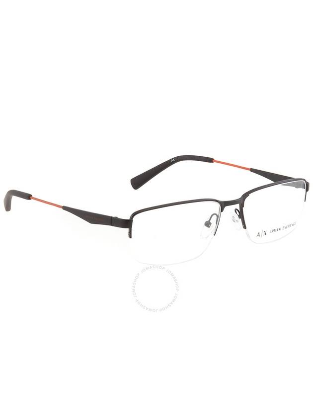 Eyewear Rectangular Metal Eyeglasses Black - ARMANI EXCHANGE - BALAAN 3