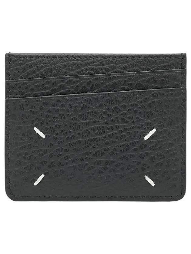 Four Stitch Card Wallet Black - MAISON MARGIELA - BALAAN 3