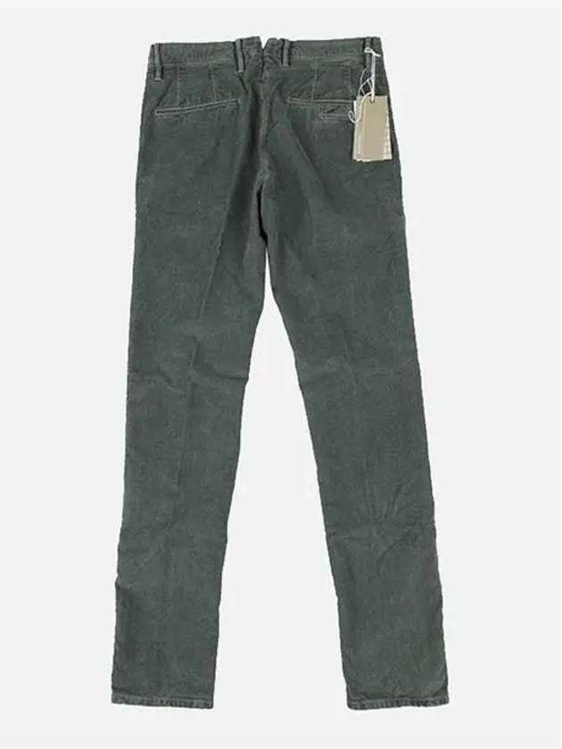 Corduroy Skin Fit Jeans Green - INCOTEX - BALAAN 4