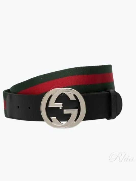 Men s Logo Belt Accessories 411924H917N - GUCCI - BALAAN 1