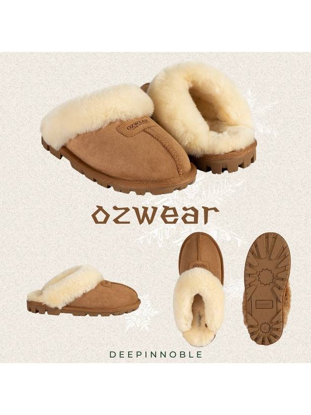 Coquette Slippers Chestnut - OZWEAR UGG - BALAAN 2