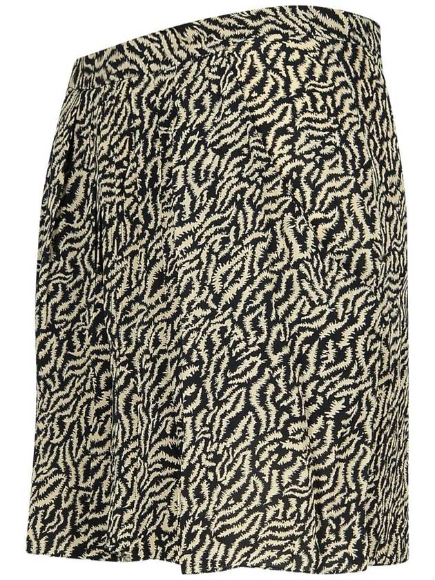 Isabel Marant Étoile 'Violaine' Two-Tone Viscose Miniskirt - ISABEL MARANT ETOILE - BALAAN 2