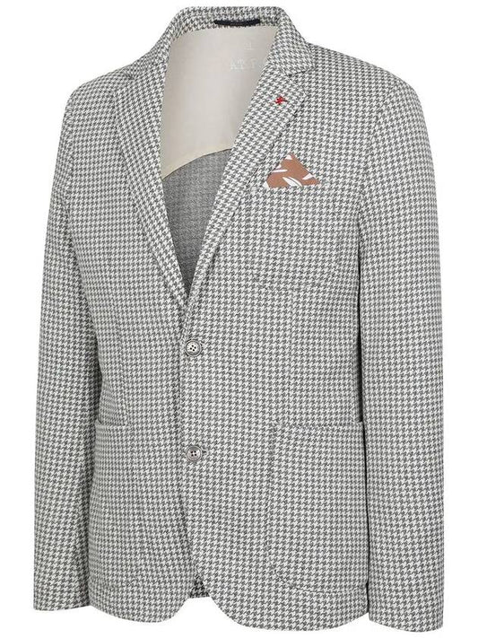 Men's Houndstooth Check Jacket MMJAL5T10 443 - AT.P.CO - BALAAN 2