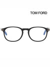 Blue light blocking glasses frame TF5680FB 001 horn rim Asian fit - TOM FORD - BALAAN 3