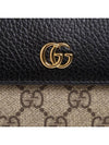 GG Marmont Continental Leather Long Wallet Black - GUCCI - BALAAN 5