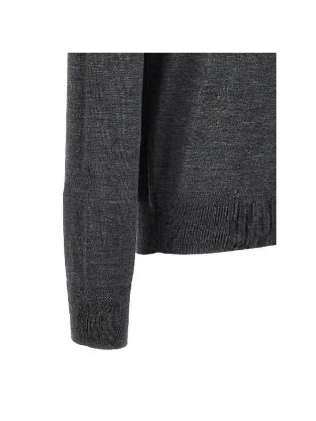 Fine Wool Pullover Turtleneck Gray - TOM FORD - BALAAN 5