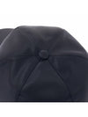 V Embroidered Logo Nylon Ball Cap Black - VALENTINO - BALAAN 9