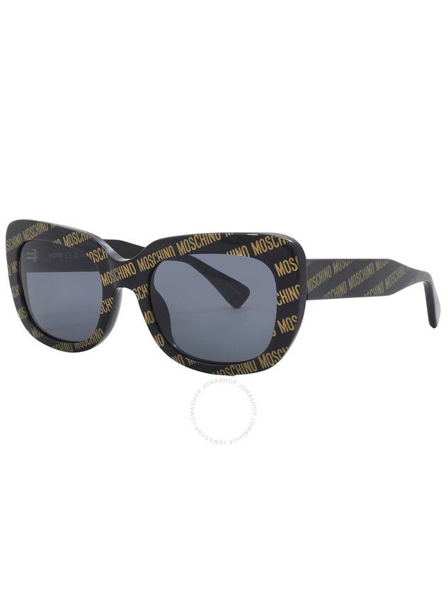 Moschino Grey Butterfly Ladies Sunglasses MOS132/S 07RM/IR 53 - MOSCHINO - BALAAN 3