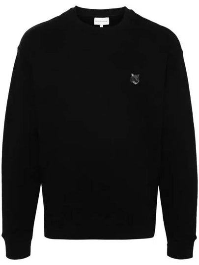 Bold Fox Head Cotton Sweatshirt Black - MAISON KITSUNE - BALAAN 2