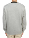 Diagonal Raised Fleece Sweatshirt Grey Melange - CP COMPANY - BALAAN 5