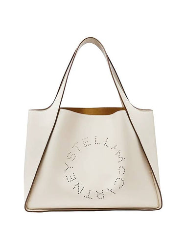 Stella Logo Tote Bag Pure White - STELLA MCCARTNEY - BALAAN 1