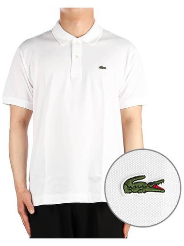 Men s Collar Short Sleeve T Shirt 1212 001 - LACOSTE - BALAAN 1