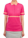 Golf wear women s collar short sleeve t shirt GWJT08997 Q116 - J.LINDEBERG - BALAAN 2