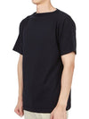 Men's Boatman Short OrGANNIc Cotton Short Sleeve Knit Top Navy - ANDERSEN-ANDERSEN - BALAAN 3