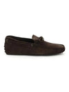 Men's Gommino Suede Driving Shoes Brown - TOD'S - BALAAN 2