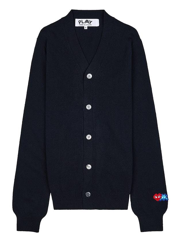 Men's Invader Cardigan P1N088 BLACK - COMME DES GARCONS - BALAAN 1