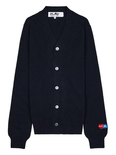 Men's Invader Cardigan P1N088 BLACK - COMME DES GARCONS - BALAAN 1