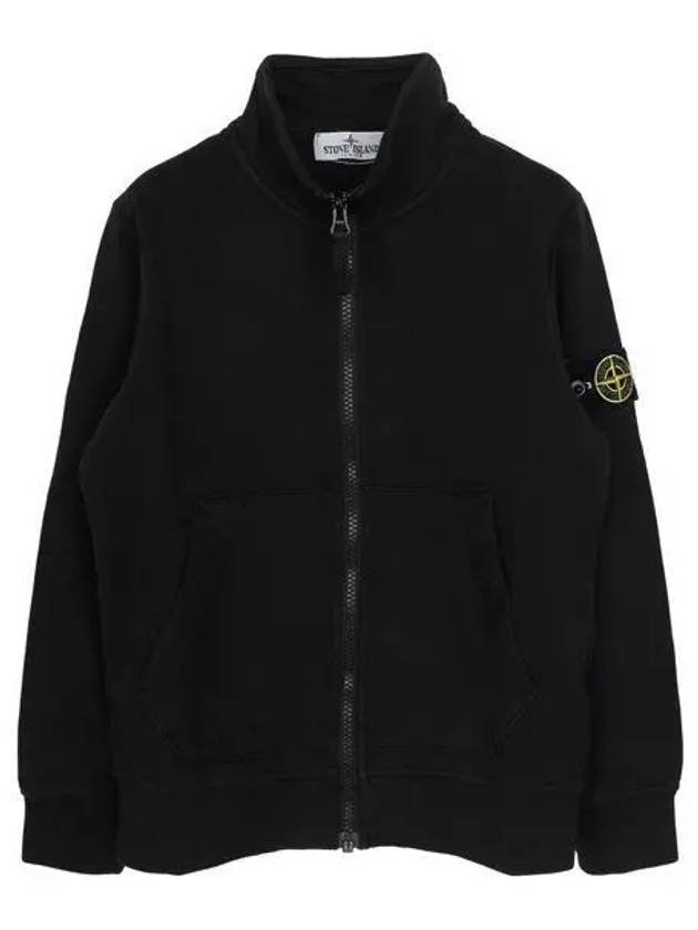 Kids Wappen Patch Zip-Up Jacket Black - STONE ISLAND - BALAAN 2