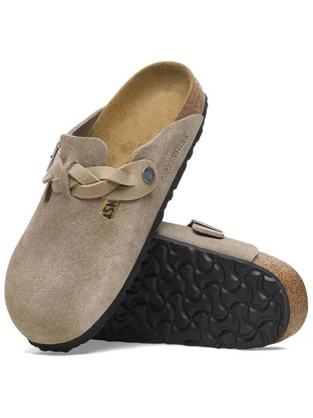 Boston Suede Mule Taupe - BIRKENSTOCK - BALAAN 5