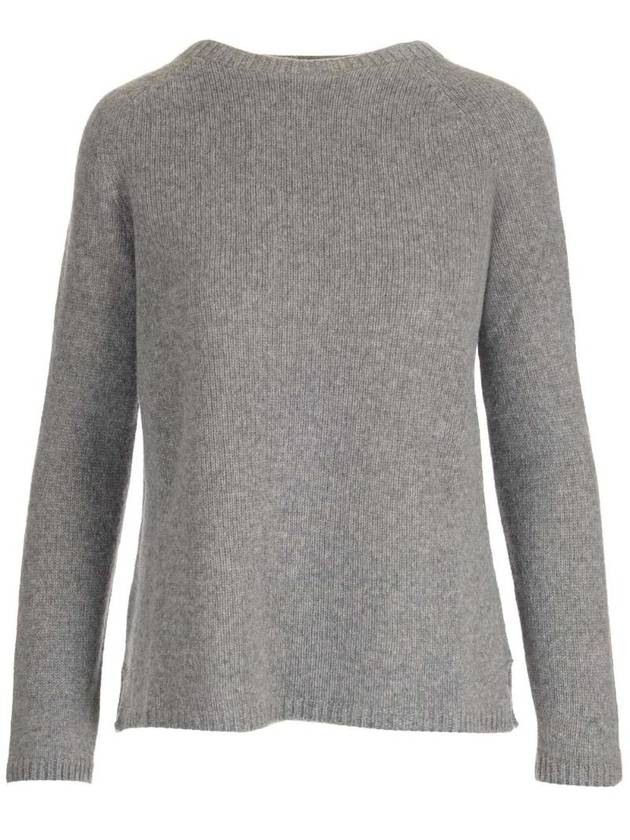 Women's Wool Cashmere Knit Top Grey - S MAX MARA - BALAAN 1