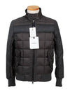 Men's Aramis Down Padding Charcoal Grey - MONCLER - BALAAN 3