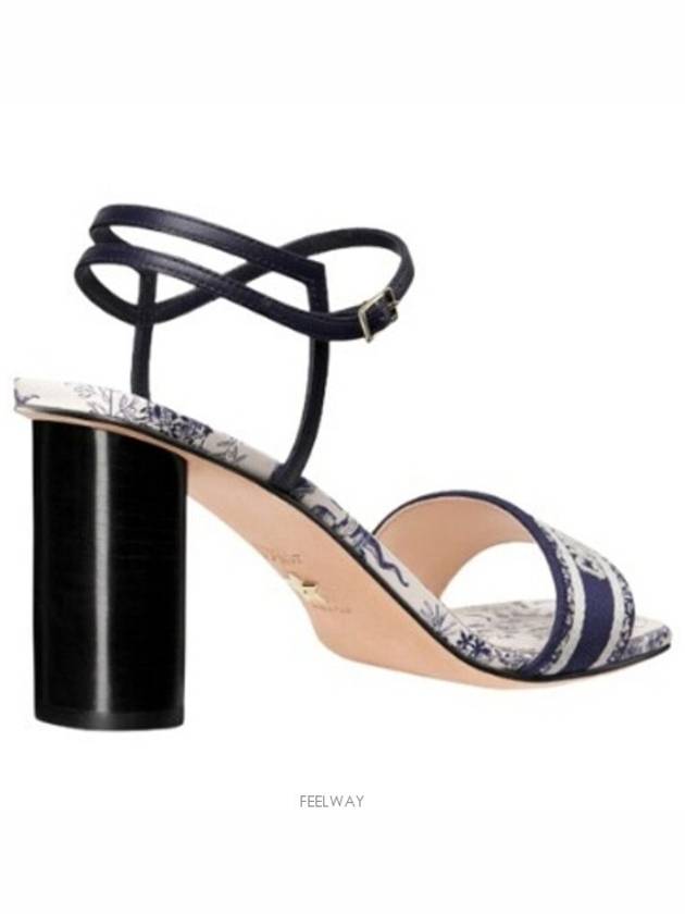 Dway Sandal Heels Blue White - DIOR - BALAAN 5