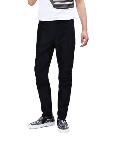 Men's Slim Fit Straight Pants Black - LANVIN - BALAAN 1