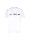 Archetype Logo Print Short Sleeve T-Shirt White - GIVENCHY - BALAAN 1